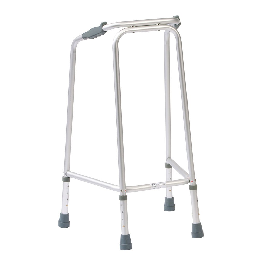 NRS Healthcare Ultra Narrow Walking Frame N81712 Adjustable Height - Large (Eligible for VAT Relief in The UK)