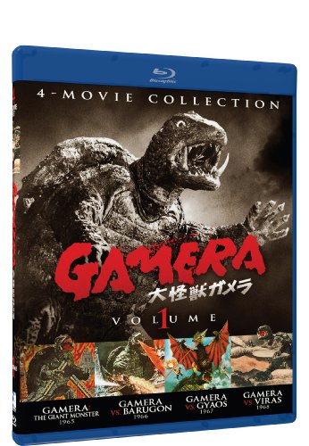 Gamera: Ultimate Collection V1 (4 Movie Pack) [Blu-ray]: Gamera: The Giant Monster - Gamera vs. Barugon - Gamera vs. Gyaos - Gamera vs. Viras