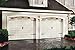 Crown Bolt 10014 Premium Style Decorative Garage Door Kit, 4-Pack Black