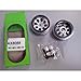 Axial AX8088 8-Hole 1.9 Beadlock Wheel Satin Chrome (2): AXIC8088