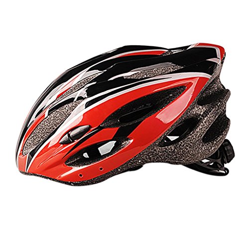 Boofab Adult Safety Helmet Adjustable Road Cycling Mountain Bike Bicycle Helmet Ultralight Inner Padding Chin Protector and visor (B) - Thumbnail 4