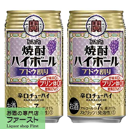 宝 焼酎ハイボール ぶどう割り 下町缶 350ml 缶 350ML × 24缶商品画像