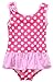 Attraco Baby Girls One Piece Skirt Swimsuit Toddler Swimwear Polka Dot Ruffle