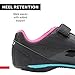 Louis Garneau - Women's Multi Air Flex Bike Shoes for Indoor Cycling, Commuting and MTB, SPD Cleats Compatible with MTB Pedals, Black/Pink, US (10), EU (41)