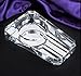 IUME Crystal Glass Cigar Ashtray Cigarette Holder Living Room Home Office Outdoor Travel for Women Men Tabletop Desk Decoration Decor Tray Box