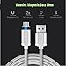 Magnetic Type C Micro USB-C Charging Cable Lighting Charger Cable for Samsung Galaxy-S8 S8+ Note 8-Plus