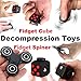 Wild Tribe Fidget Cube & 360° Tri Fidget Hand Spinner - Anxiety Attention EDC Toy - Relieves Anxiety for Children and Adults - Stress Reliever