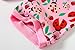 Girl Pajamas 100% Cotton Animal Insect Toddler 2 Piece Shorts Pjs Set