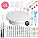 [205 pcs] Cake Decorating Supplies - Professional Cupcake Decorating Kit | Baking Supplies | Rotating Turntable Stand, Frosting & Piping Bags and Tips Set, Icing Spatula and Smoother, Pastry Tools primary