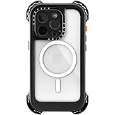 CASETiFY Bounce Extreme iPhone 14 Pro Case [5X Military Grade Drop Tested / 9.8ft Drop Protection/Waterproof/Compatible with Magsafe] - Black