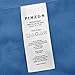 Amazon Brand – Pinzon Signature Cotton Heavyweight Velvet Flannel Sheet Set - Queen, Smoky Blue