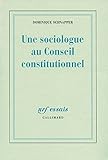 Une sociologue au Conseil constitutionnel by