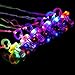 BAOQISHAN 6PCS Colorful Flash Led Whistle Nipple-Type Flash Whistle Suitable for Activities in KTV and Bar Concert Tools for Cheering for Sports Events