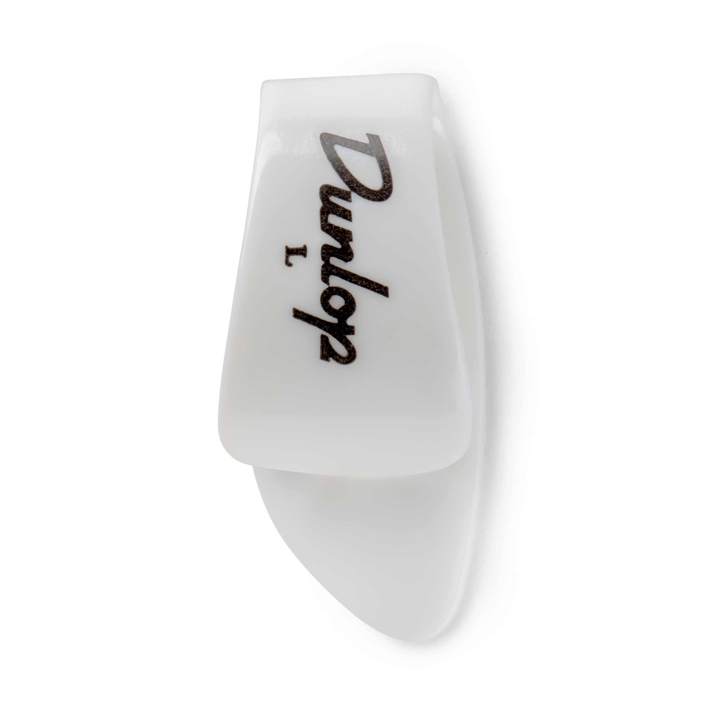 Dunlop 9013R White Plastic Thumbpicks, Left Handed, Large, 12/Bag