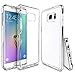S6 Edge Plus Case, Galaxy S6 Edge Plus Clear Case, ULAK Slim Hybrid Transparent Scratch Resistant Protective Cases for Samsung Galaxy S6 Edge Plus, Soft TPU Bumper and Hard Crystal Clear