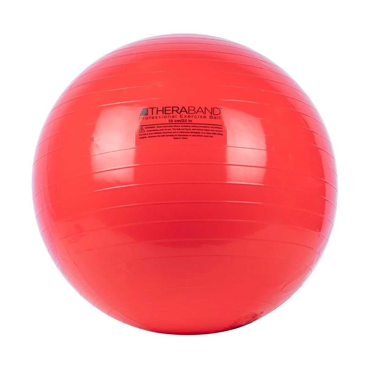 THERABAND Exercise Ball, Stability Ball with 55 cm Diameter for Athletes 5'1