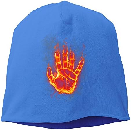 Burning Palm Cool Hiking Warm Knit Beanie Skull Cap Street Hats Winter Hat RoyalBlue