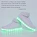 CIOR Kids Boy and Girl's High Top LED Sneakers Light Up Flashing Shoes(Toddler/Little Kid/Big Kid),105,02,37