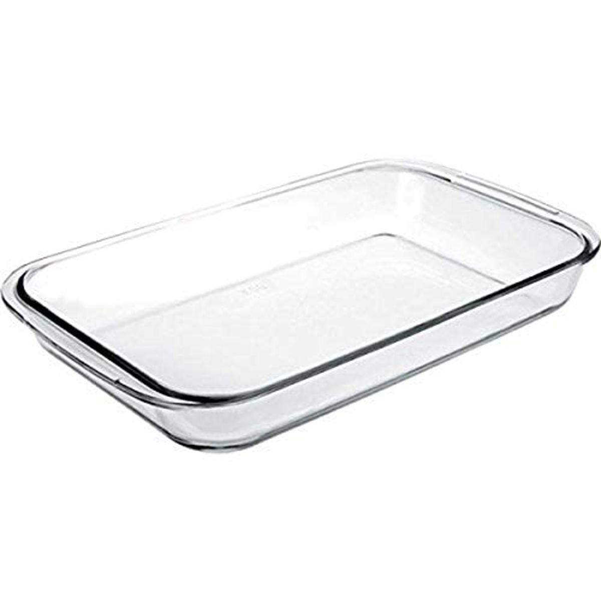 Ibili "Kristall Rectangular Tray, Transparent, 34 x 21 cm