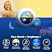 Claessens' Kids Kid'Sleep Moon Sleeptrainer Nightlight, White/Blue