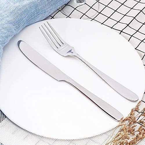 20-Piece Silverware Flatware Cutlery Set Stainless Steel Utensils Service for 4 Include Practical Knife Fork Spoon, Mirror Polished, Dishwasher Safe Briout