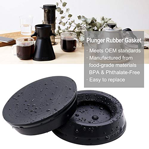 AMI PARTS Plunger Rubber Gasket Replacement Part for AeroPress Coffee