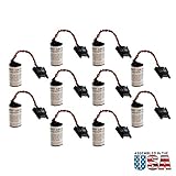 10x 3V Lithium PLC Battery Replace 1769-L23-QBFC1B, 1769-L23E-QB1B, 1769-L23E-QBFC1B, 1769-L32E, 1769-L35E, 1747BA, 1769-BA, 1769-BA2, 41761, 41762, 41763, 41764, SLC5/01, SLC500, COMP109