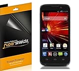 [6-Pack] SUPERSHIELDZ- High Definition Clear Screen Protector Shield For ZTE Source (Cricket) + Lifetime Replacements Warranty [6 Pack] - Retail Packaging