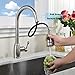Best Commercial Stainless Steel Single Handle Pull Down Sprayer Kitchen Faucet, Pull Out Kitchen Faucets Brushed Nickel