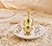 PUDDING CABIN Cat Ring Holder Dish for Jewelry - Trinket Dish for Ring Earrings Bracelet Tray