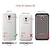 ULAK Galaxy S5 Case, S5 Case, Dual Layer Slim Hybrid Knox Amor Protective Case Cover for Samsung Galaxy S5 SV i9600 Plastic Hard Shell and Flexible TPU -Mint/Gray