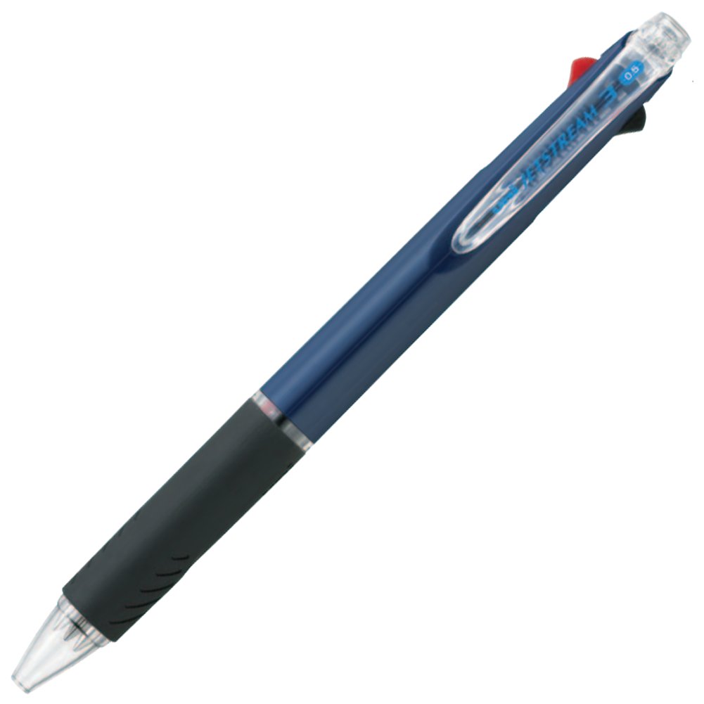Uni Ballpoint Pen Jetstream 3 Color Black, Red, Blue Ink 0.5mm, Navy (SXE340005.9) — image 1