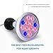 24W LED Grow Light, UNIFUN E27 Plant Bulbs Plant Growing Bulb for Garden Greenhouse Plants Growing Lamps
