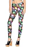 QZUnique Women's Galaxy Space Printed Footless Elastic Sexy Tights Leggings