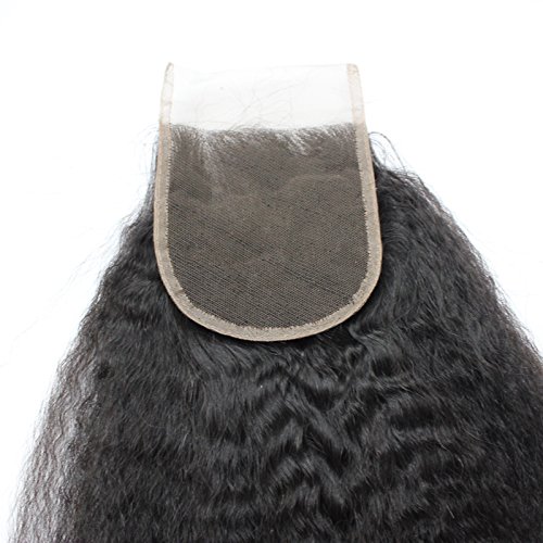 Forawme-Brazilian-Virgin-Human-Hair-Top-Closure-18-Inch-130-1B-4X4-inch-Kinky-Straight-Human-Hair-Pieces-Free-Part-Lace-Closure-With-Baby-Hair