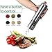 iBunnyShop Electric Salt and Pepper Grinder (Single Mill), Automatic Battery Operated Shaker with Light