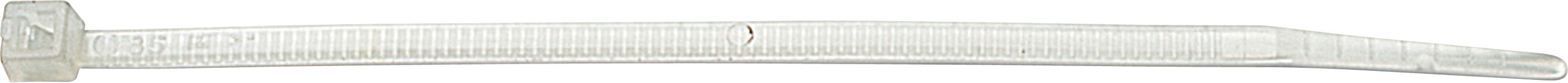 Nedelko 69405233 5233E Cable Ties PA6.6, Transparent, 750 x 7.5 mm (Pack of 100)