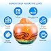Salt Lamp YunYiSmart Hand Carved Himalayan Salt Lamp, Dimmer Switch, Glass Container No rusted No corroded (5.5 lbs,UL-Listed,2 Bulbs Included)
