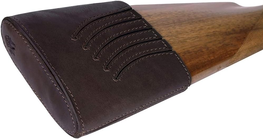 BRONZEDOG Waterproof Genuine Leather Recoil Pad Extendable Stock Shotguns Rifles Slip On Buttstock Cover Hunting Accessories : Sports & Outdoors