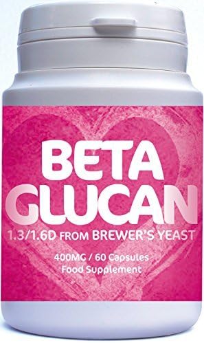 Treasure Your Health 400 mg Beta Glucan 1.3/1.6-D Capsules - Pack of 60 by Treasure Your Health