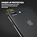 RANVOO iPhone 8 Plus/iPhone 7 Plus Premium Bumper Case, Flexible Protective Aluminum TPU Hybrid Bumper Frame [Support Wireless Charging] for Apple iPhone 8 Plus and iPhone 7 Plus, Jet Black [Armor]