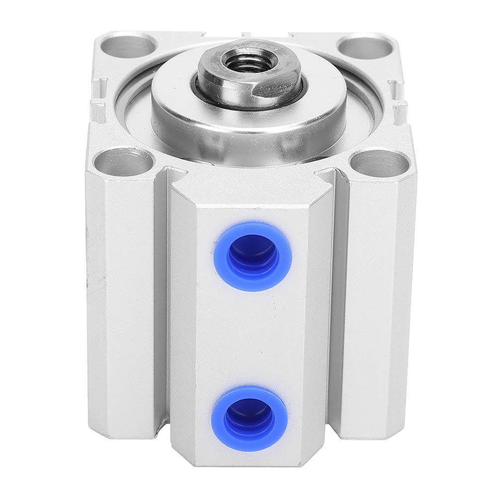 Oumefar 30mm Stroke Air Cylinder Stainless Steel Thin Pneumatic Cylinder Short Single Rod Pneumatic Components Bore 50mm SDA50X30