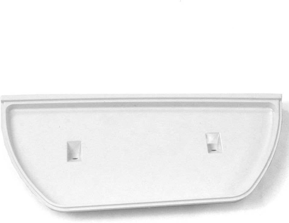 Whirlpool W10347140 Refrigerator Dispenser Drip Tray Genuine Original Equipment Manufacturer (OEM) Part White