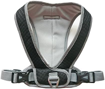 Walk-Fit Rugged Mesh Dog Harness | my canine kids (Small, Black)