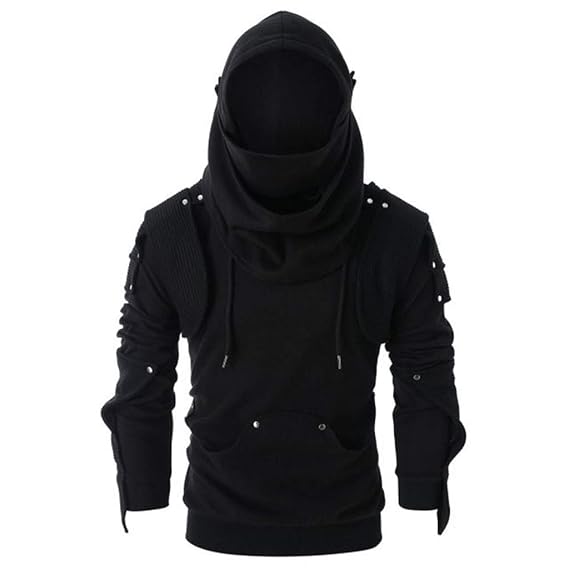 men's hoodie retro elbows