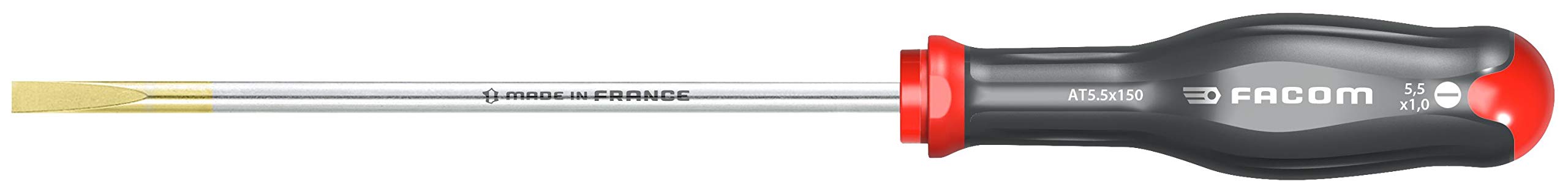 Facom AT5,5X150 PROTWIST® Screwdriver for Slotted Screws - Countersunk Blade
