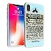 DURARMOR Compatible with iPhone X Case, Compatible with iPhone Xs Case Dream Quotes FlexArmor TPU Bumper Case Ultra Slim ScratchSafe Shock Absorption Cover X/XS Quotes