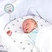 Brooklyn Bamboo | Extremely Soft, Organic Bamboo, Portable Fitted Crib Sheet | Hypoallergenic & Breathable | Perfect for Boys & Girls | Unisex Design | Star Pattern
