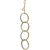 Planet Pleasures 4 Ring Chain 17" Small Bird Toy