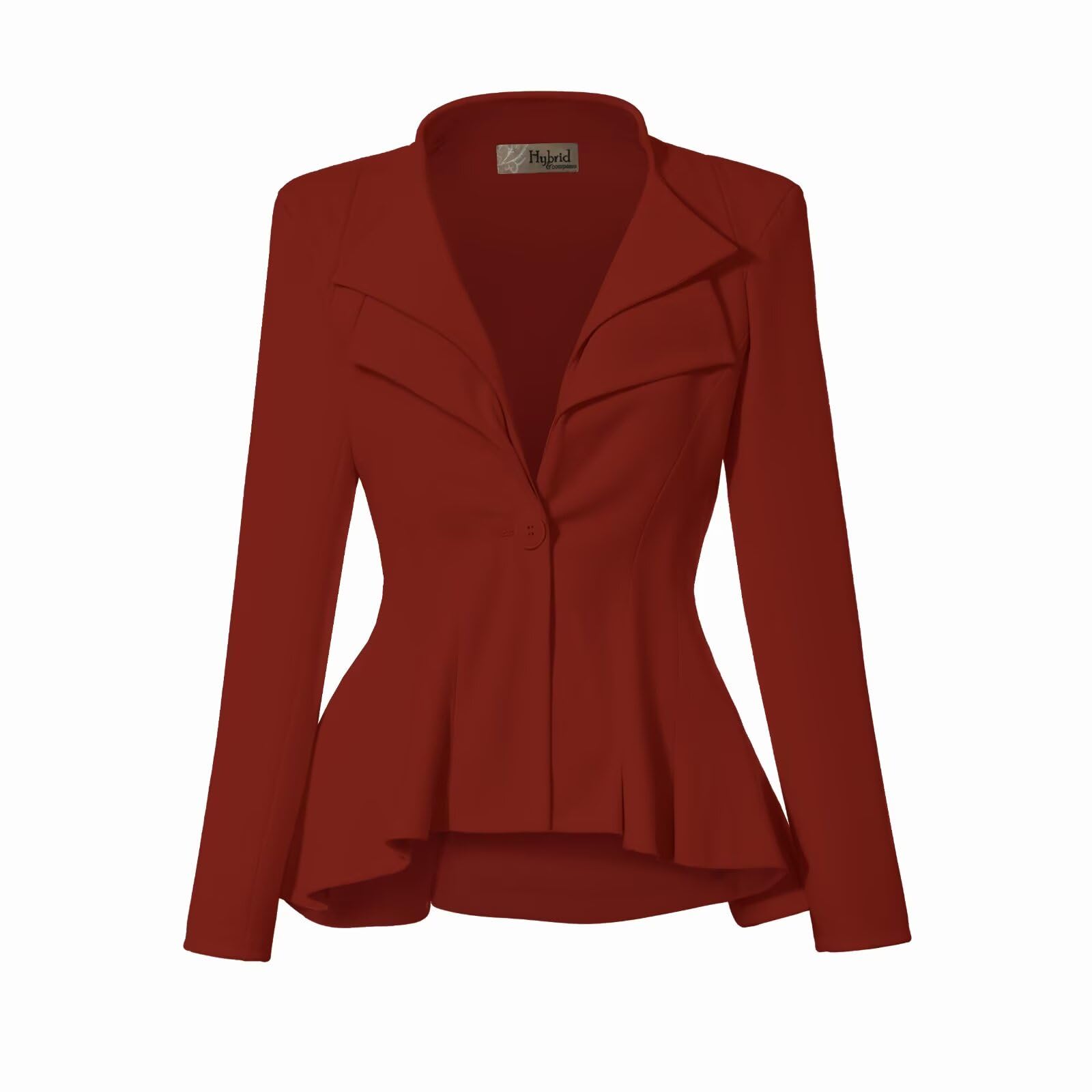 Photo 1 of & Company Women Double Notch Lapel Office Blazer JK43864 1073T Rust/COPPE M